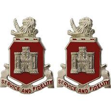 113th Engineer Battalion Unit Crest (Service and Fidelity)